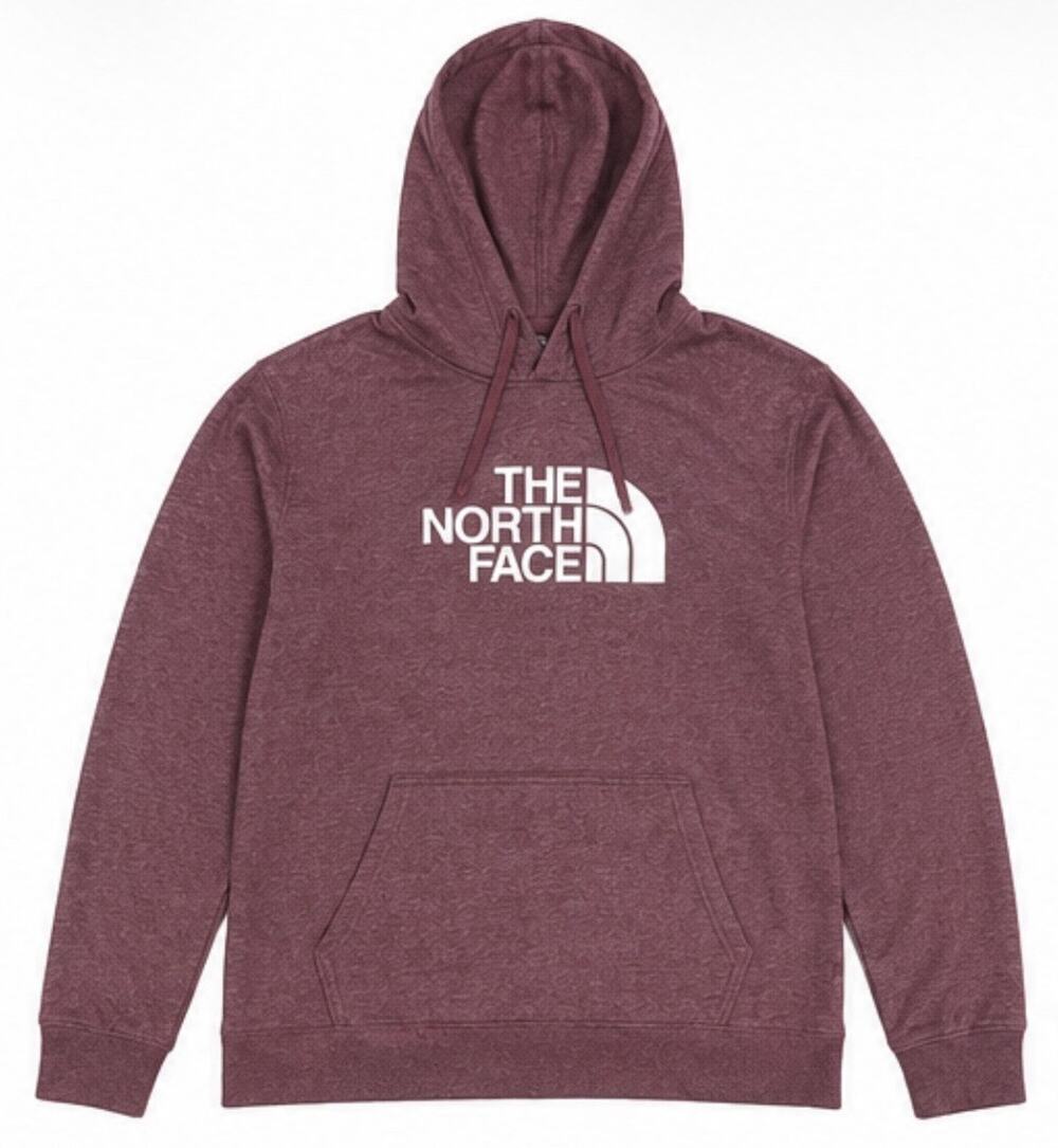 The North Face Hoodie Women’s XL Purple Heather Logo Pullover Fleece Sweatshirt
